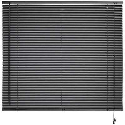 Persiana Horizontal De Pvc Preta Com 100x130cm - Pr2903-8 - Pinceis Atlas
