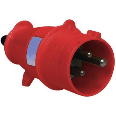 Plugue 2p+t 16a 380-440v 9h Vermelho - N-3079 - Steck Plug 2p+t16a 380-440v 9h Vm N-3079 Steck