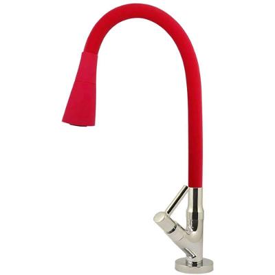 Torneira De Mesa Tubo Gourmet Duplo Cone 1-4 De Volta Vermelha Para Pia 6170 - 772256 - Stoc