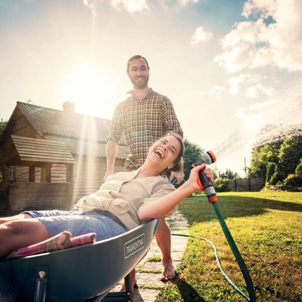 Conjunto Para Irrigação Com Engates Rápidos E Hidropistola Com 4 Peças - 78583610 - Tramontina - 2