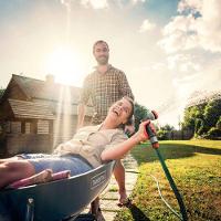 Conjunto Para Irrigação Com Engates Rápidos E Hidropistola Com 4 Peças - 78583610 - Tramontina - 2