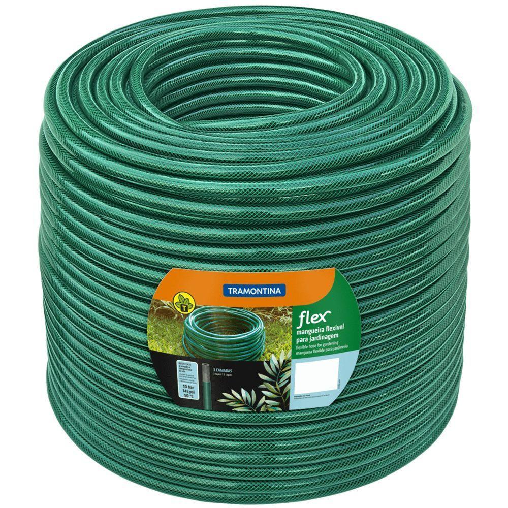 Mangueira Flexível Verde Sem Engate Com 50 Metros - 79170500 - Tramontina - 1