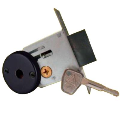 Trava De Segurança Simples Preto Fosco Em Blister F2000 - 025502 - Aliança Trava Seg.tetra F-2000 Pf - 025502 - Aliança