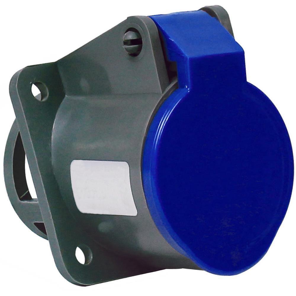 Tomada De Embutir 2p+t 32a 220-240v 6h - S3246 - Steck Tom Emb.2p+t32a 220-240v 6h S-3246 Steck - 1