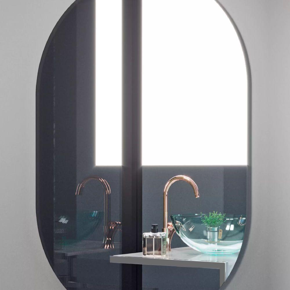 Espelho Oval 42x62cm - 5886 - Cris-metal Espelho Oval 42x62cm 5886 Cris-metal - 2