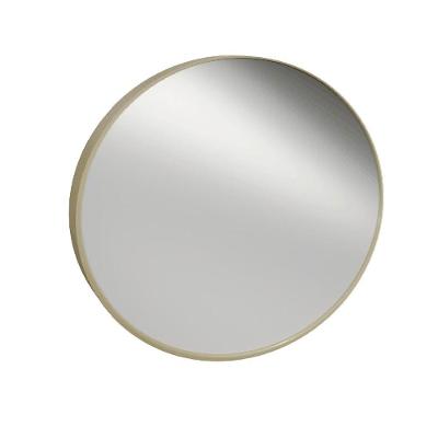 Espelho Redondo 48cm Perfil Champagne - 15091 - Cris-metal Espelho Redondo 48cm Perfil Champagne 15091 Cris-metal