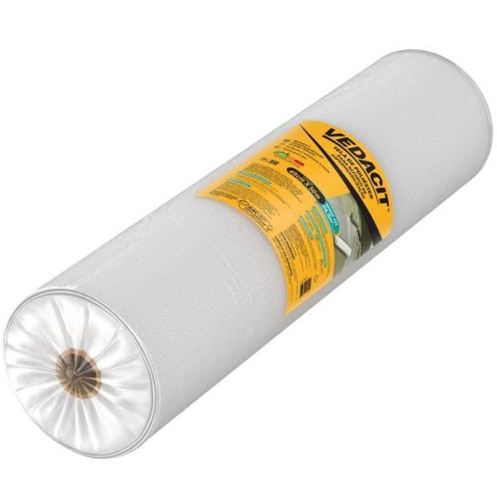 Tela De Poliéster Para Reforço De Impermeabilização 49 Cm X 50 Metros - 132557 - Vedacit - 2