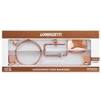 Kit Banheiro Rose Gold Quadrado Com 5 Peças 2000 F24 - 7140099 - Lorenzetti - 4