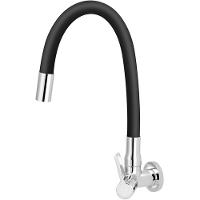 Torneira Para Cozinha Versata Bica Articulada C62 Preta De Parede - Vtp565cwb - Esteves - 1