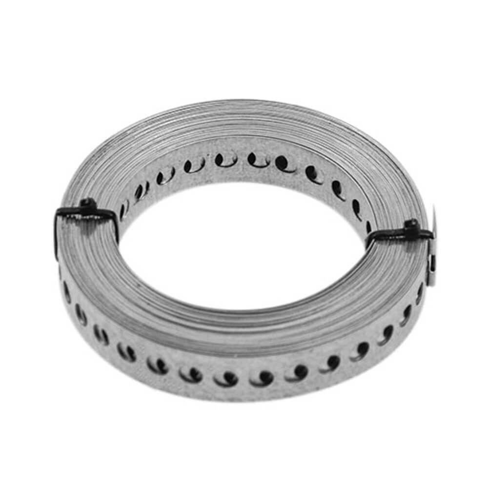 Fita De Aço Perfurado 0,40mm 17mm X 10 Metros - 05955 - Fixwell - 1