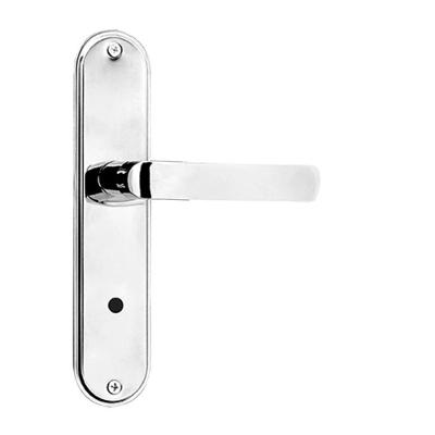 Conjunto De Fechadura Externa 1200 Italy Cromado - 96087 - Silvana