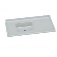 Pia Standart 100x51cm Branca Com Cuba Deslocada - 504207 - A.j. Rorato - 1