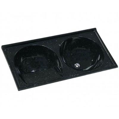 Tanque Standart Duplo Com 100x51cm Preto - 500108 - A.j.rorato