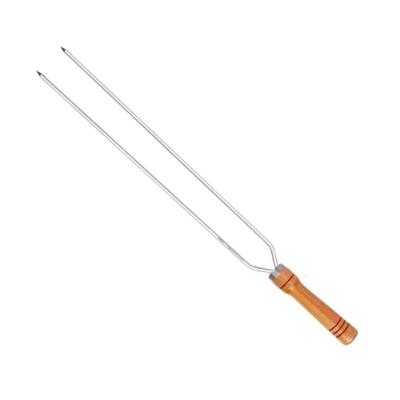 Espeto Duplo De Alumínio Para Churrasco 90cm - 3255 - Mor Espeto Aluminio Duplo 90cm Mor 3255.