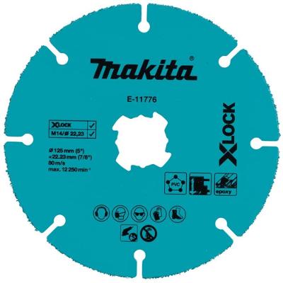 Disco Diamantado De Tungstênio 125mm X-lock - E-11776 - Makita