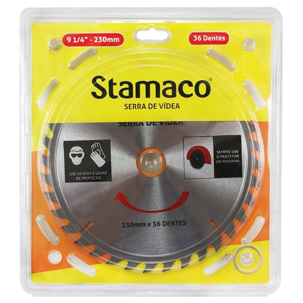 Disco De Serra Videa 230mm 9.1-4"" 36 Dentes - 2253 - Stamaco Serra Videa 230x36 Dentes 9.1-4" Stamaco 225.3 - 1