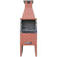 Churrasqueira De Concreto Pré-moldada Com 65cm Tijolinho Cerâmica - 1000057 - Atacadao Lazer - 1