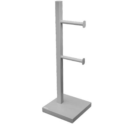 Suporte Papel 15,5x15,5x47,9cm Silver - 7668 - Cris Metal Suporte Papel 17,5x12,5x16,5cm Silver 7668 Cris-metal