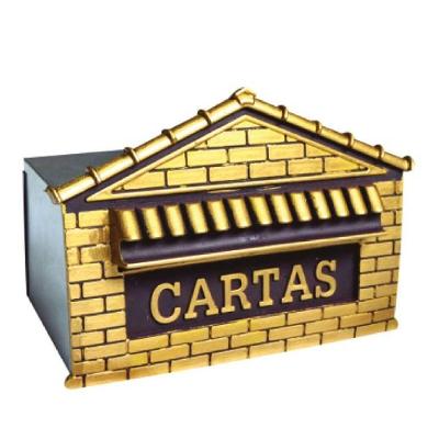 Caixa De Correio Com Frente De Mini Tijolinhos 20cm - 2540 - Mse