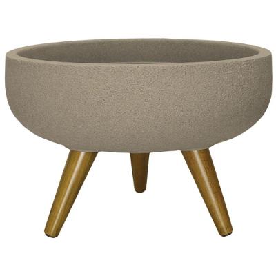 Vaso Redondo Decore Com 45cm Mármore - Jvrdr45 - Japi Vaso Redondo Decore 45 Mármore - Jvrdr45 - Japi