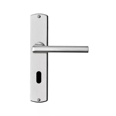 Fechadura Porta Interna 40mm Acetinada Com Espelho - Mz180 - Papaiz Fech.ext.3400 Ros.61 Mac.zamac 180 Cr.ac