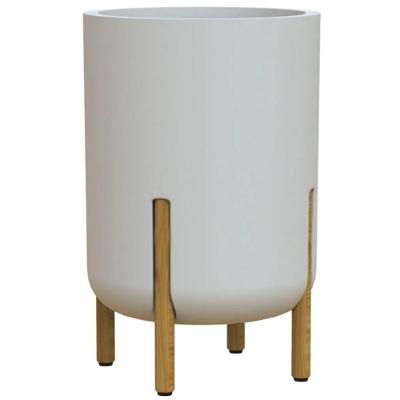 Vaso Cilíndrico Decore Com 34cm Off-white - Jvcdb34 - Japi