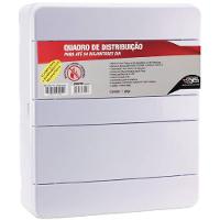 Quadro De Distribuição De Sobrepor 24 Disjuntores Din Com Barramento - 600300029 - Forceline - 1