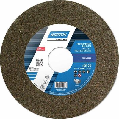 Rebolo Para Desbaste De Metal Art A36 Qvs 152,4x25,4x31,75mm - 66243464662 - Norton