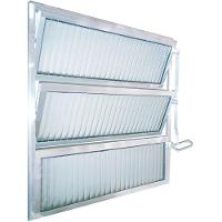 Vitrô Basculante 60x60cm Vidro Canelado - Vb1 - Janellot Vitro Basculante 060x060 Janellot 0088 - 1