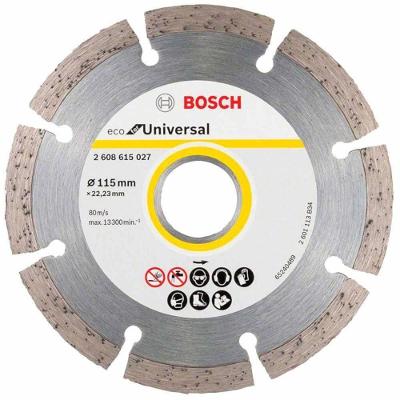 Disco Diamantado Segmentado Eco 115mm - 2608615027-000 - Bosch Disco Diamantado Eco P-segmentado 115mm