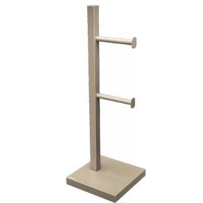 Suporte Papel 15,5x15,5x47,9cm Champagne - 7641 - Cris-metal Suporte Papel 17,5x12,5x16,5cm Champagne 7641 Cris-metal
