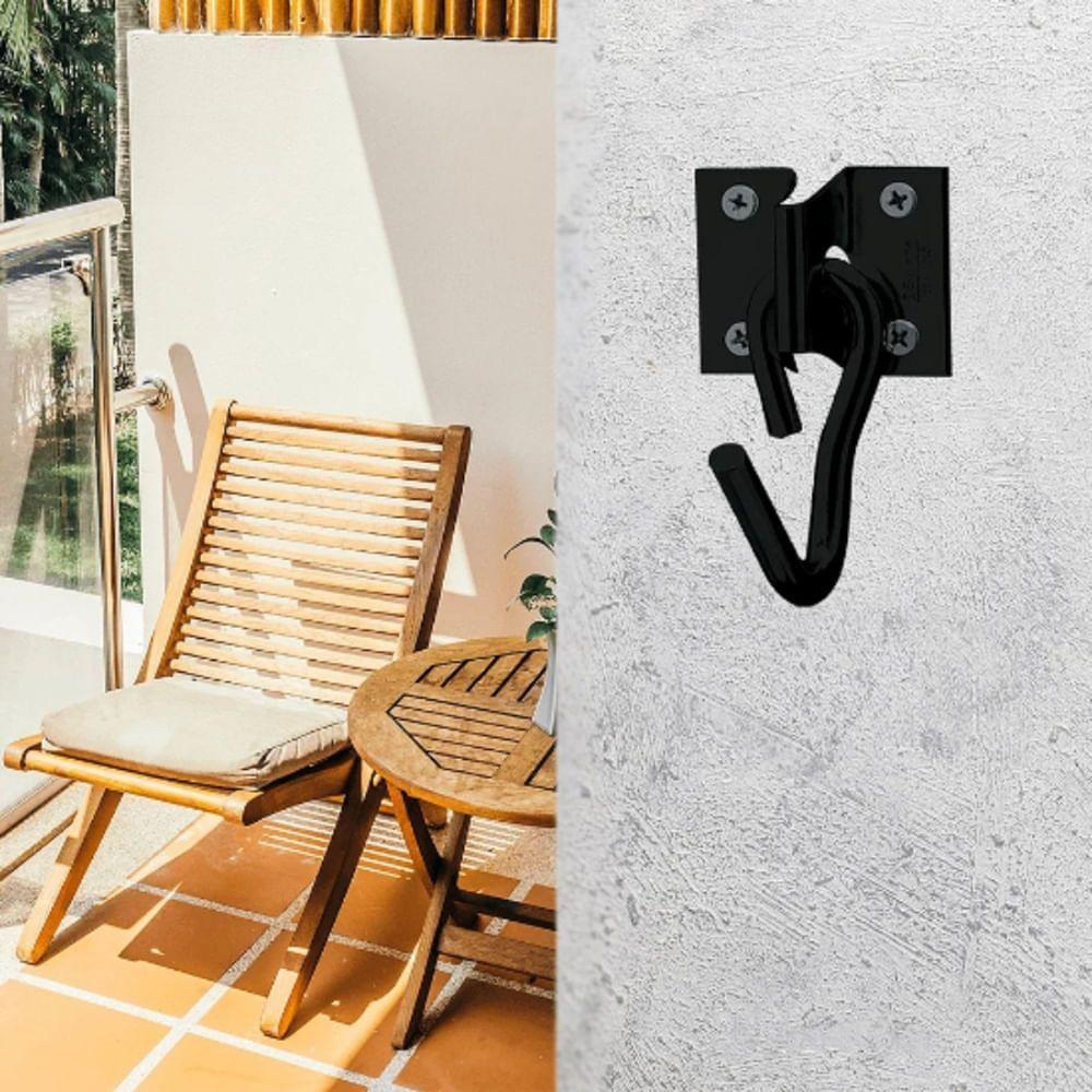 Gancho Armador De Rede Aço Carbono Com 2pçs - 96313 - Silvana Gancho Armador De Rede Aço Carbono - 96313 - Silvana - 2