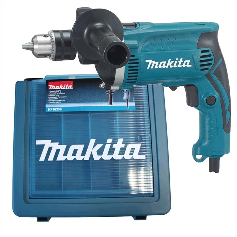 Furadeira De Impacto 1-2" 220 Volts Com Maleta - Hp1630k - Makita Furad.impacto 1-2 220v C-maleta Makita - 1