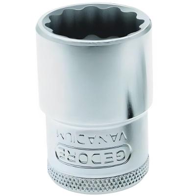 Soquete Estriado 1-2"" 5-8"" D19 - 015.156 - Gedore Soquete Estriado 1-2" 5-8" D19 - 015.156 - Gedore