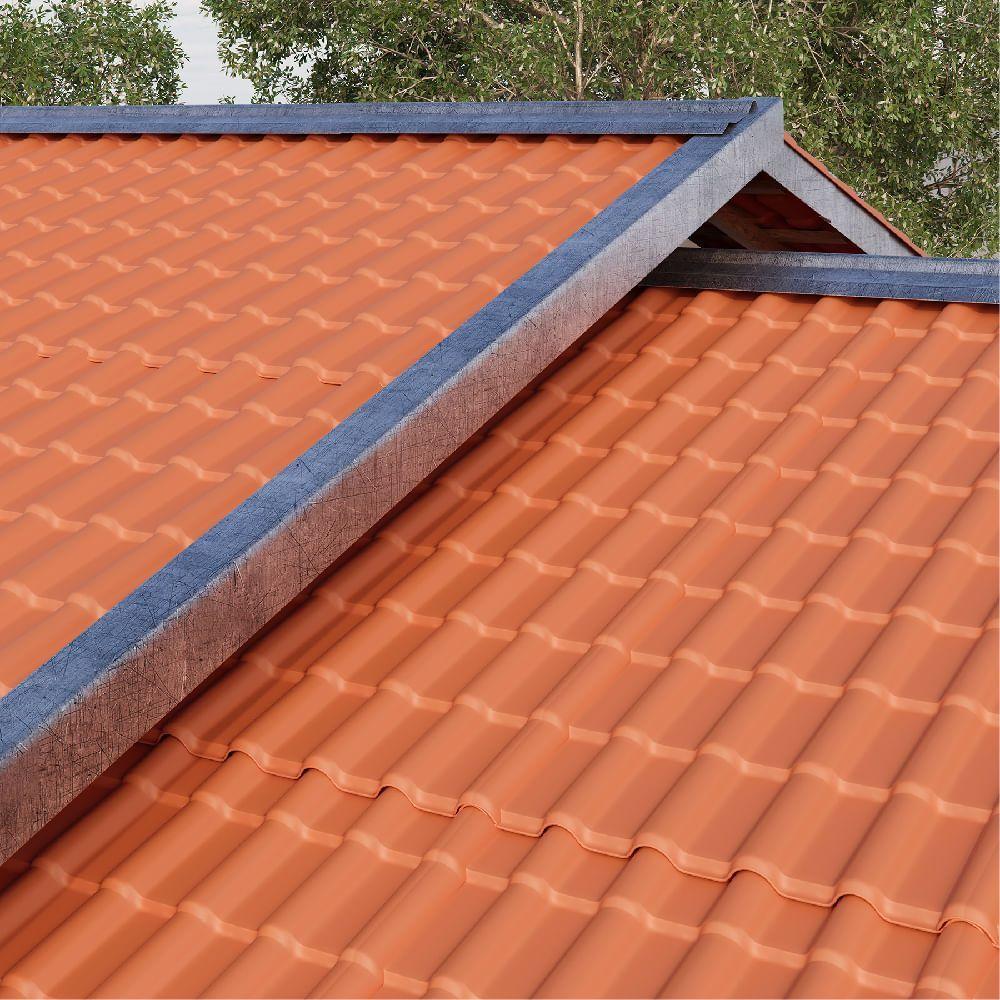 Telha De Pvc Com 2,42x0,88 Metros Plan Cerâmica - 081190630242 - Permatti - 6