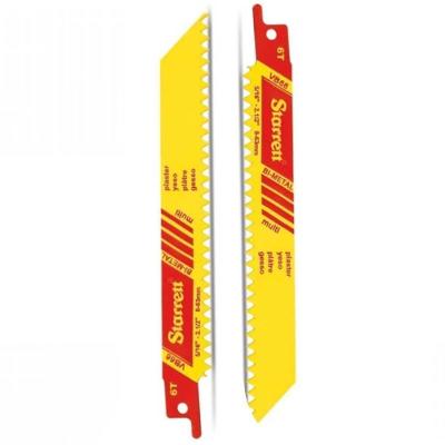 Lâminas Para Serra Sabre Bimetal Para Gesso Com 2 Peças - Vb66-2 - Starrett