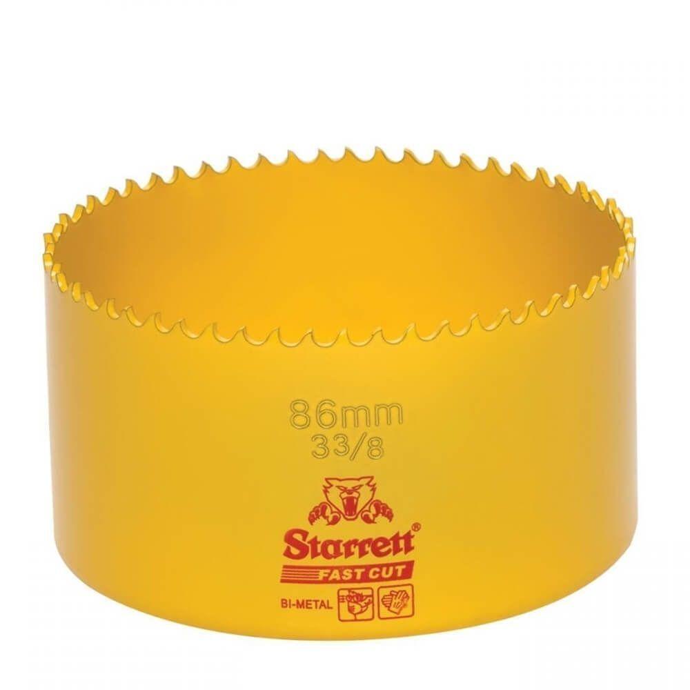 Serra Copo Bi Metal 3.3-8"" 86mm - Fch0338-g - Starrett Serra Copo Bimetal 3.3-8in 86mm Starrett - 1