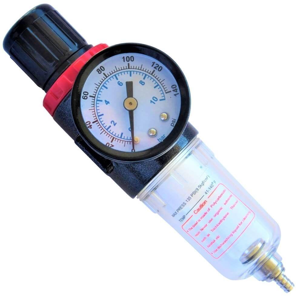 Filtro E Regulador De Ar Com Manômetro - Fra250 - Intech Machine - 1