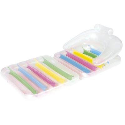 Colchão Poltrona Inflável 1833 Para Piscina Cinza PVC Mor