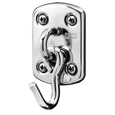 Gancho Armador De Rede Linha 250 Cromado - 91165 - Silvana