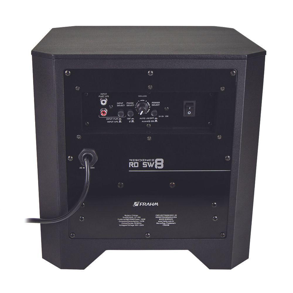 Caixa Sub Ativo Frahm Rd Sw10 Preto Linha Residence - 1