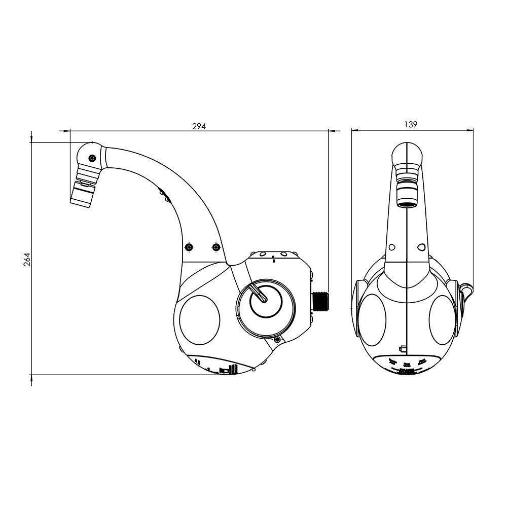 Torneira Elétrica Zagonel Lumen De Parede Branca 127v (5500w) - 7