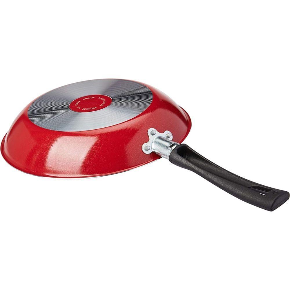 Frigideira Garlic Vermelha 22x4cm De 1,2 Litros - 7001-354 - Brinox - 3