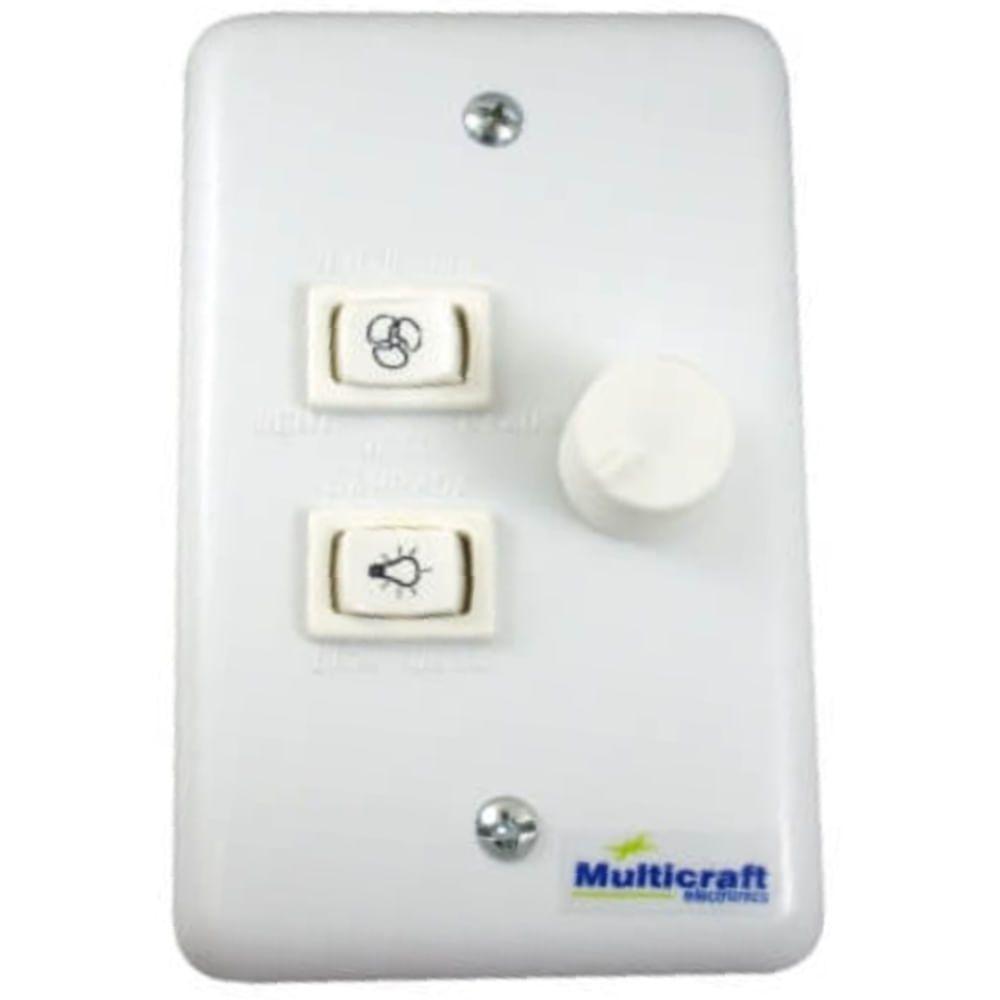 Controle Para Ventilador De Teto Com Chave Liga E Desliga Para Lâmpada Bivolt - 80340 - Multicraft - 1