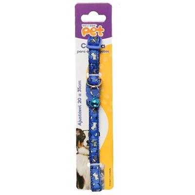 Coleira Regulável 1cmx20-35cm Sortido - Pet-296 - Western Coleira Regulável 1cmx20-35cm Bancada - Pet-296 - Western