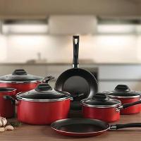 Conjunto De Panelas Com 7 Peças Garlic Vermelho - 7001-101 - Brinox - 6