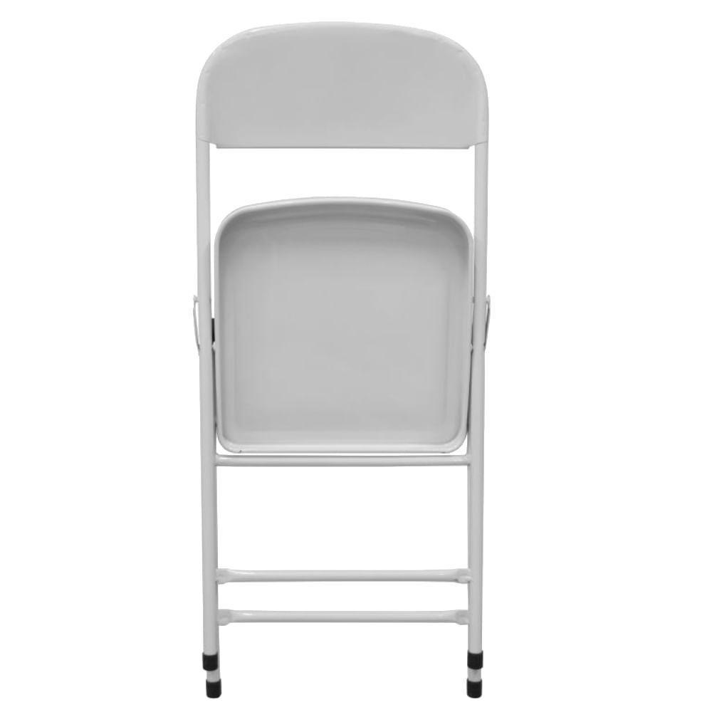 Cadeira De Aço Dobrável Branca - 10.403.01 - Açomix - 3