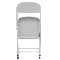 Cadeira De Aço Dobrável Branca - 10.403.01 - Açomix - 3