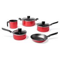 Jogo De Panelas Garlic Vermelho 5 Peças - 7001-100 - Brinox - 1