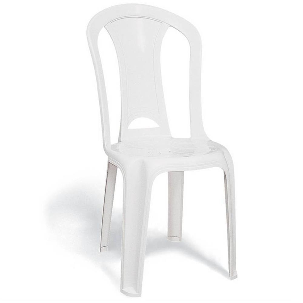 Cadeira Bistrô Torres Em Polipropileno Branco - 92015010 - Tramontina Cadeira Torres Branca Tramontina 92015-010 - 1